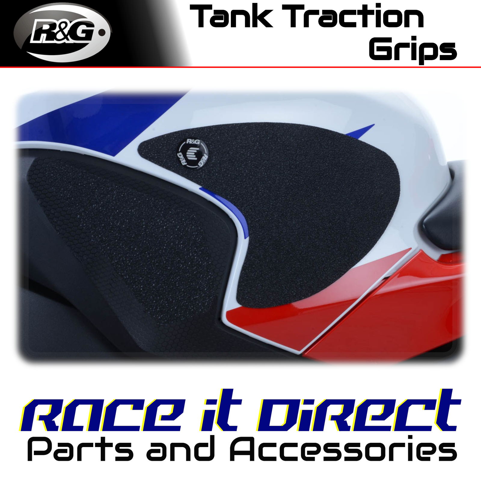 Tank Traction Grips for Honda CBR1000RR Fireblade 2012-2016 Race R&G