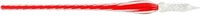 Glasfeder Handgefertigt Gedreht 18 Cm Rot J. Herbin