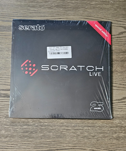 Serato Scratch Live Control Vinyl - 25th Anniversary Edition Black - Picture 2 of 2