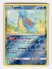 Lapras 56/214 Rare Lost Thunder Pokemon Reverse Holo Near Mint on eBay
