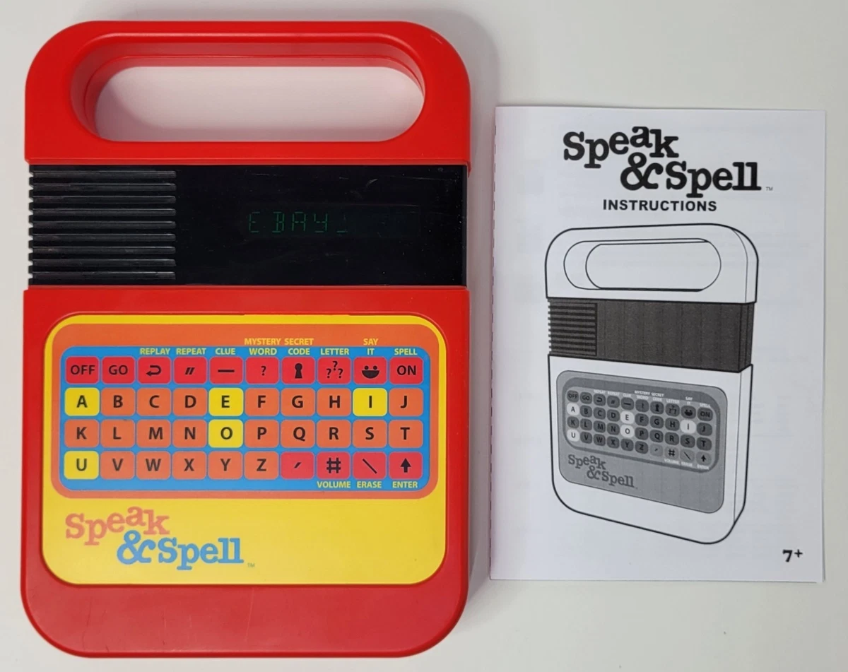 Speak & Spell Electronic Games for sale - eBay