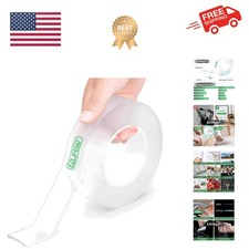 Double Sided Tape Heavy Duty, Nano Double Sided Adhesive Tape, Clear Mounting...