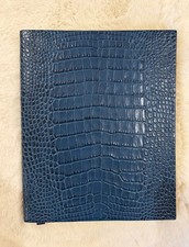 Smythson Portobello Mara Navy Leather Notebook - Brand New - RRP £250