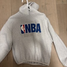 Fear of God Essentials NBA Hoodie Light Heather Grey SMALL