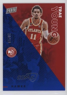 2023 Panini Father's Day Blue /50 Trae Young #13 7y2