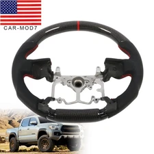 For Toyota 4RUNNER TUNDRA TACOMA 2010-2023 Real carbon fiber Steering Wheel