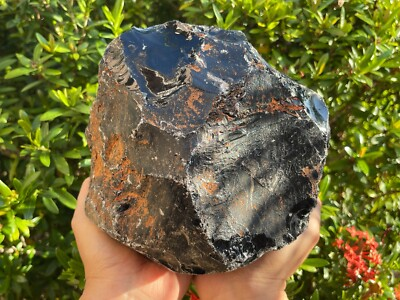 #ad Extra Large Black Obsidian Rough Stones 3quot; 10quot; Raw Black Obsidian Natural $83.79