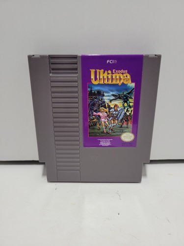 Ultima Exodus w/ Poster Nintendo NES Complete Box CIB (Battery Works) - Picture 2 of 12