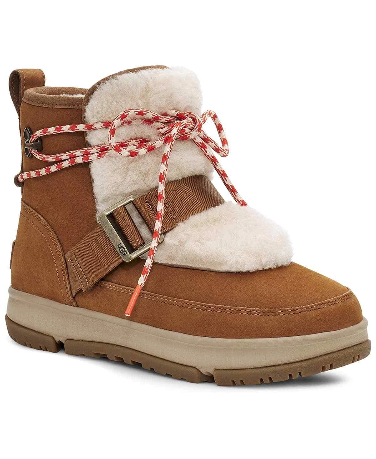 UGG Women's Brown Suede Classic Weather Hiker Boots - Brown - 5
