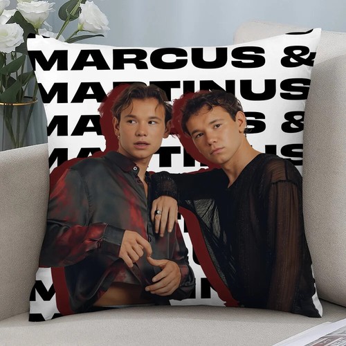M-Marcus and M-Martinus Pillow Case Short Plush Pillow Printing Cushion Cover - Picture 9 of 30