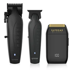 Supreme Trimmer 3-in-1 VADER DLC Barber Kit | STC5098 ST3778 STF602 | Black