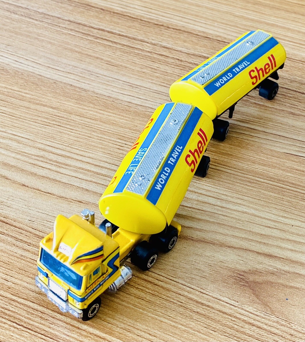 SHINSEI H.O. HAULERS GMC Tanker Tandem Shell Camion citerne (73098) EUR