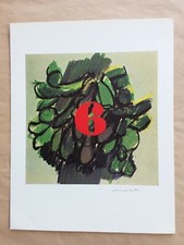 Riproduzione litografica dell'opera originale di Ennio Morlotti. BOLAFFIARTE