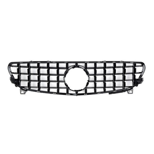 For Mercedes-Benz A-Class W176 2016-2018 GT Style Silver Front bumper Grille - Picture 3 of 5