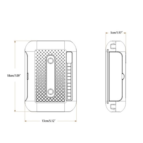 Portable Mini 4 in Tissue Box Design for Creative Car Phone Holder Aroma Type - Picture 8 of 12