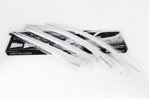 Chrome Weather shields 4pcs for 2018 -2019 KIA New Sorento Si SLi Sport GT-Line - Picture 11 of 12