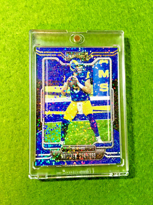 Matthew Stafford WHITE SPARKLE PRIZM CARD  JERSEY #9 RAMS  MATTHEW STAFFORD 2021