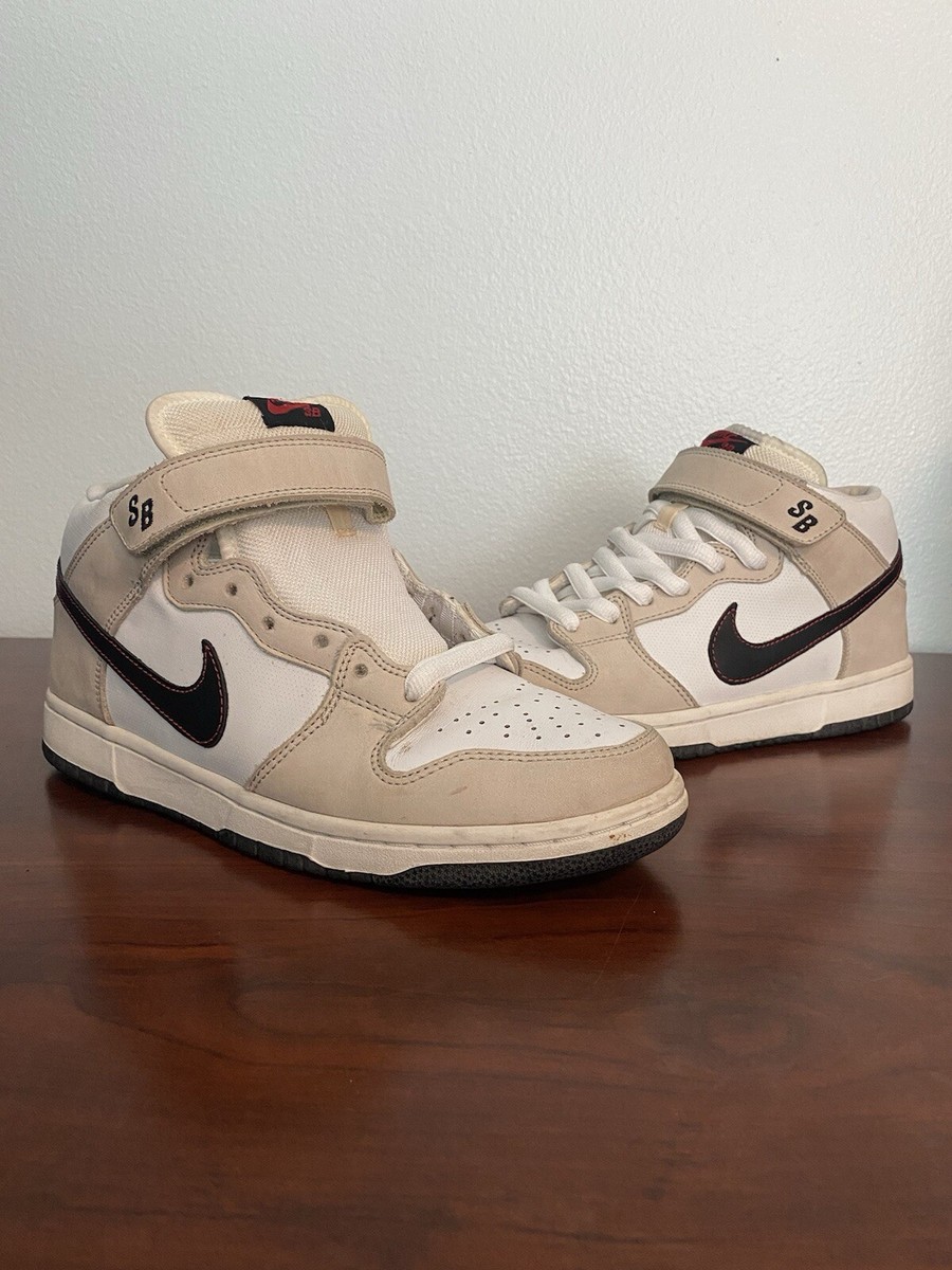 Size 9 - Nike Dunk Pro Sb Mid White for sale online | eBay