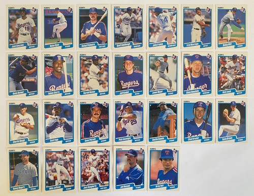 Texas Rangers 1990 Fleer Team Set Lot (3 sets incl sharp Gonzalez RCs, Ryan) - Picture 2 of 2