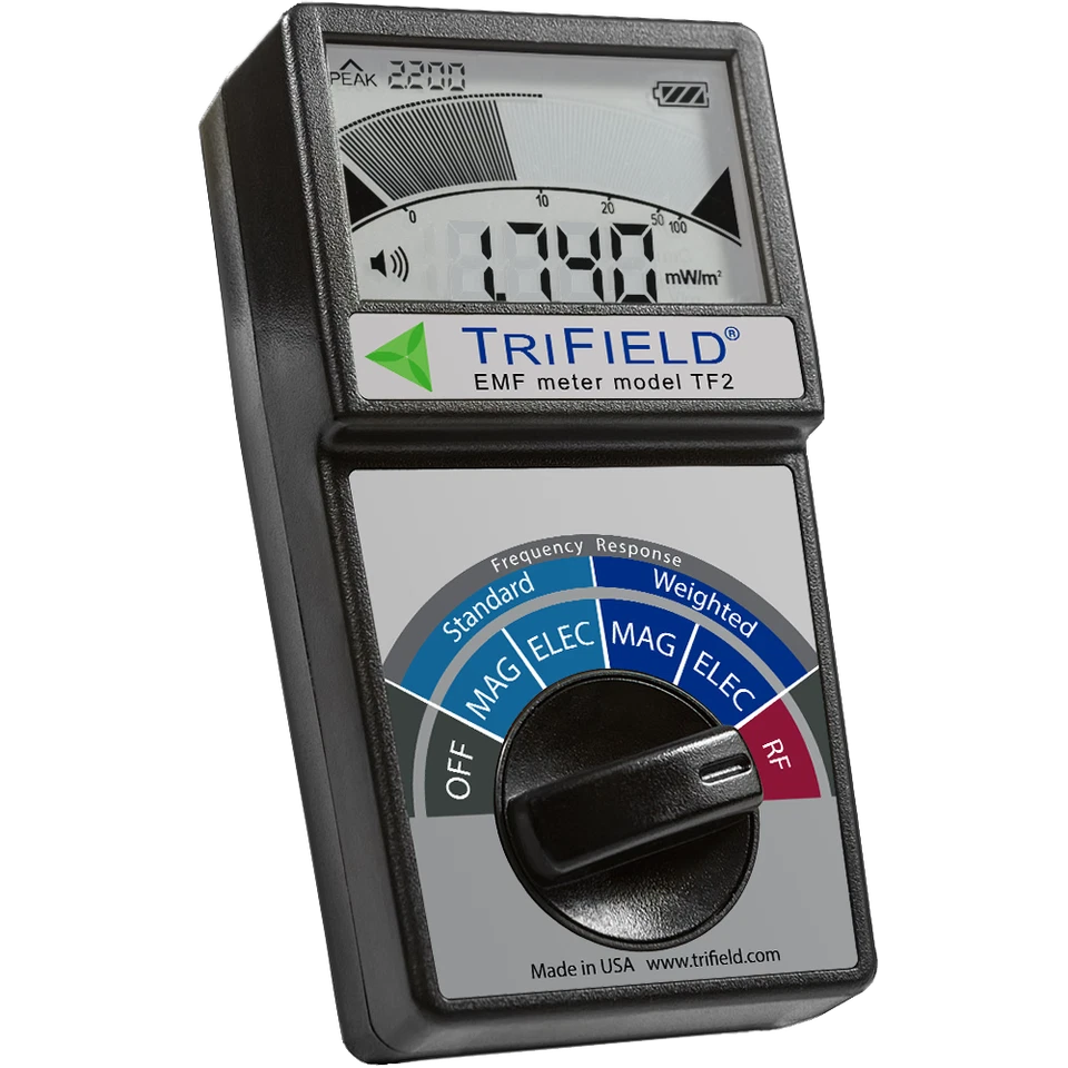 TriField EMF Meter Model TF2 with Carrying Case - Bild 2 von 4