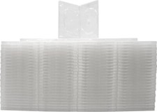100 Clear Triple 3 DVD 3DVD Cases Boxes 14mm Three Disc Holders DV3R14CLWT