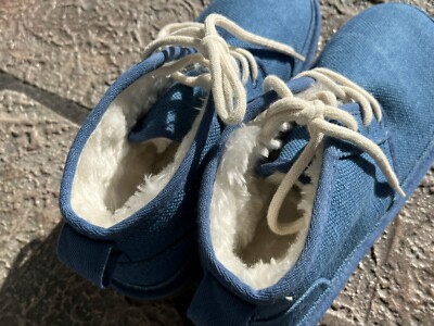 UGG NEUMEL NATURAL INDIGO CANVAS ANKLE CHUKKA LACE UP  display picture 3