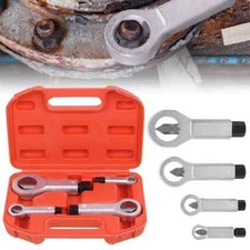 4Pcs Nut Splitter Seized Damaged Broken Bolt Nuts Cutter Remover Extractor Tool