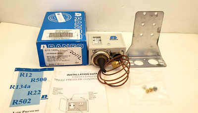 #ad RANCO O10 1402 LOW PRESSURE CONTROL SWITCH WITH CAPILLARY amp; FLARE NUT NIB $184.95