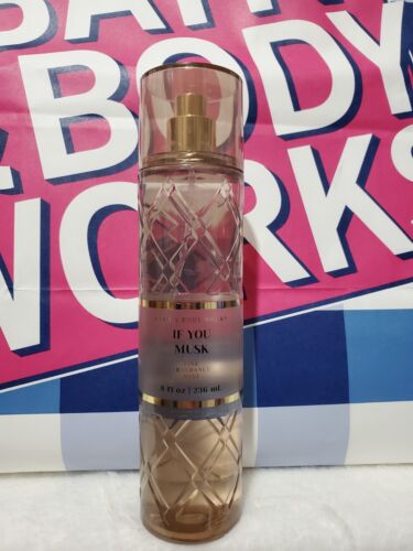 NEW Bath & Body Works If You Musk Fine Fragrance Body Mist Spray Full Size 8 oz - Picture 1 of 2