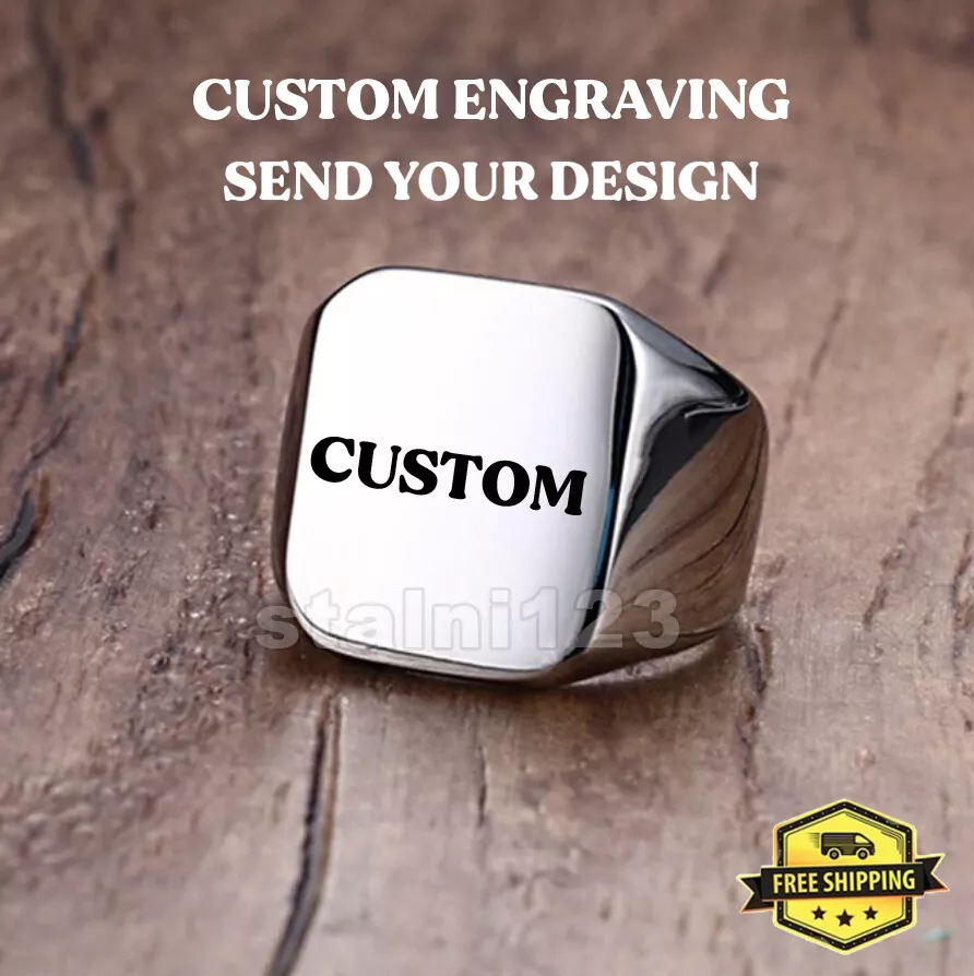 Design your own sale stainless steel ring