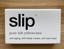 Slip Pure SILK Pillowcase Anti Aging- White QUEEN/STANDARD - 20"x 30 NEW IN BOX