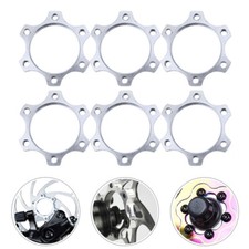6 Pcs Mountain Bike Disc Brakes Conversion Hub Adapter Aluminium Alloy