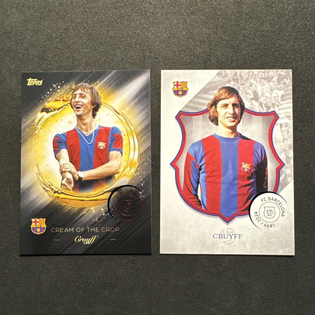 JOHAN CRUYFF - TOPPS Barcelona 125 Years - 24/25 Cream of the Crop 