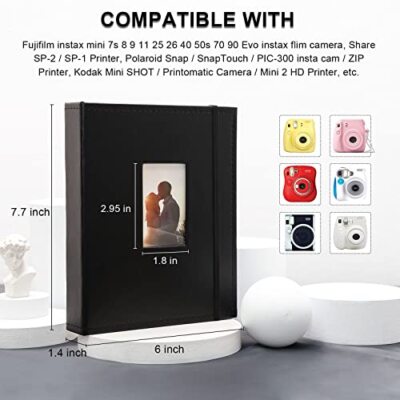 Instax Mini Fotoalbum - 128 Taschen Für Fujifilm & Polaroid Sofortbilder
