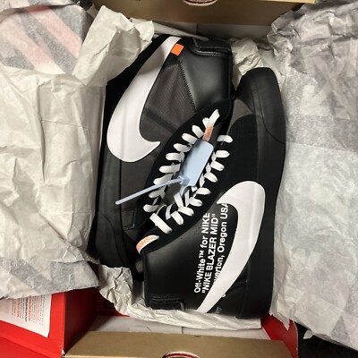Nike Blazer Mid x OFF-WHITE 'Grim Reapers' 2018 Men's 11 Retro NEW