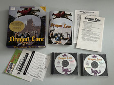 PC Game Dragon Lore CD-ROM Big Box Complete w/ box, discs  book 1994 Nice