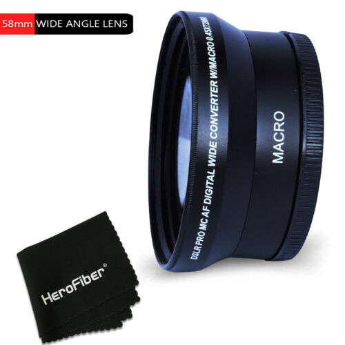 Objectif Large Professionnel HD MK III DSLR - 0,43x Super Macro, AF/MC, Fabriqué Au Japon