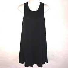 Madewell Womens Shirt Dress Black Sleeveless Small B41