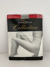 Jaclyn Smith Collection Silky Sheer Control Top Pantyhose Size B Mist Beige