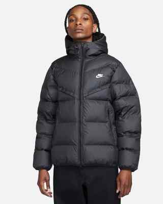 Nike Windrunner PrimaLoft Men's Storm-FIT Hooded Puffer Jacket Black FB8185 010