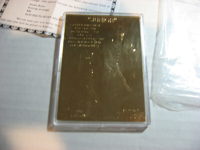 1996 Gold Performance Mint KEN GRIFFEY JR. Silver Foil .999 Card