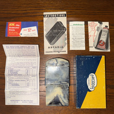 Vintage Arcadia Commander Self Illuminating Viewer Original Box Blue w/Instr