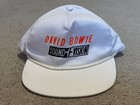Rare David Bowie Sound & Vision Music Tour Vanguard White Designer Hat Cap Vtg