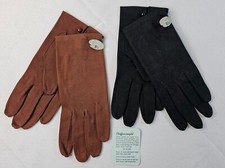 VTG Italian Chiffonweight Cotton Gloves 2 Pair NEW with tags, Women's 8.5