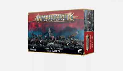 Warhammer Age Of Sigmar: Soulblight Gravelords - Dire Wolves GW 91-45 NIB