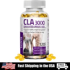 CLA 3000 - Fat-burning agent, helps with weight loss, shapes lean muscle,120caps