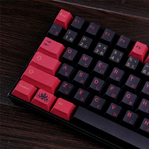 Lycoris radiata Theme Red wine Keycap Cherry Profile for MX Keyboard - Picture 6 of 12