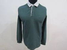 Jaeger Mens Cotton Collar Neck T-Shirt Green Chest 44/46 UK Size L REF (Y02424)