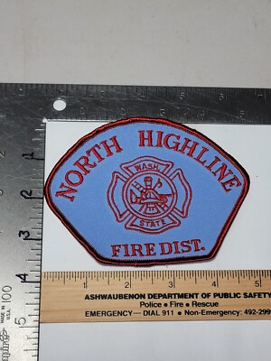 D 4b patch Washington State North Highline Fire District | eBay