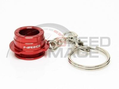 NRG GEN 2.5 QUICK RELEASE KEYCHAIN CARABINER RED STEERING WHEEL